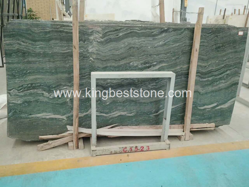Sea Wave Green Marble Polished Slabs And Tiles