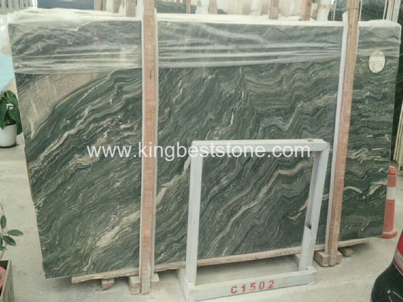 Sea Wave Green Marble Polished Slabs And Tiles
