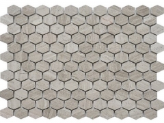 azulejos de mosaico de revestimiento de pared de mármol de madera gris